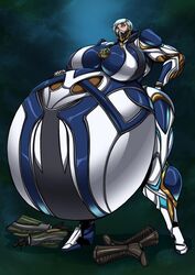 big_belly big_breasts female female_pred frost_(mortal_kombat) mortal_kombat mortal_kombat_11 vore