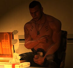 3d bara gay james_vega lewdzie male male_only mass_effect muscles xnalara yaoi