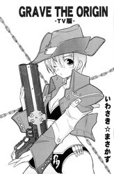 anime_nose firearm gun gungrave hat mika_asagi tagme