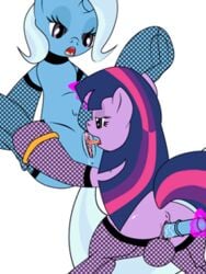 animal animated friendship_is_magic my_little_pony smooth_skin thehotroom trixie_lulamoon twilight_sparkle_(mlp)