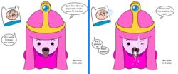 2d adventure_time female finn_the_human fully_clothed mortdres princess_bubblegum tagme text