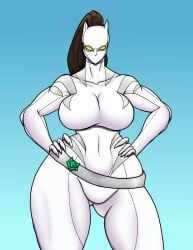 1girls alternate_version_available ava_ayala breasts darkslagg2 female female_only fully_clothed huge_breasts marvel marvel_comics superheroine tagme thick_thighs white_tiger_(marvel)