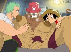 2doms1sub 3boys abs anthro bara bara_body bara_tiddies bara_tits barazoku beefy big_bulge bigger_male blushing brazilian_male bulge deer dressed ecovo95 frown frowning furry gay green_hair hat horny horny_male hunk idunoo5 imminent_sex interracial interspecies japanese_male looking_at_another male male/male male/male/male male_dominating_male male_focus male_on_anthro male_only manly masculine masculine_male monkey_d._luffy muscular muscular_male one_piece oral oral_sex pecs pecs_bigger_than_head pectorals penis_bulge possible_rape pre-timeskip pretending_not_to_like_it questionable_consent roronoa_zoro scar scar_on_face six_pack size_difference straw_hat sucking sucking_nipples sweat sweating sweaty threesome tony_tony_chopper