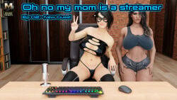 2girls 3d big_ass big_breasts big_thighs breasts curvaceous curvy curvy_figure female hips huge_ass huge_breasts huge_thighs large_ass large_breasts large_thighs light-skinned_female light_skin mature mature_female mehlabs milf slim_waist streamer thick thick_hips thick_legs thick_thighs thighs voluptuous waist wide_hips