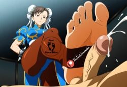 1boy 1boy1girl 1girl 1girls ai_generated anime big_boobs big_breasts big_feet big_thighs brown_hair brunette brunette-haired_female brunette_female brunette_hair capcom chun-li cum cum_dripping curvaceous_body curvaceous_female curvaceous_figure curves curvy curvy_body curvy_female curvy_figure curvy_hips dark-skinned_male dark_skin dominant dominant_female domination ejaculation feet feet_fetish feet_focus feet_on_penis female_focus femdom fighting_game foot_fetish foot_focus foot_sex footjob footjob_with_legwear footwear hentai huge_feet huge_soles leggings looking_at_penis looking_down looking_down_at_another looking_down_at_partner looking_down_at_penis looking_down_at_viewer male/female male_pov meaty_feet meaty_soles milf patreon patreon_username pov pov_feet presenting_feet sexy_body small_penis soles soles_fetish soles_focus standing standing_footjob standing_on_one_leg stirrup_footjob stirrup_footwear stirrup_legwear stockings stomp stomped stomping stomping_on_balls stomping_on_dick stomping_pov street_fighter street_fighter_6 thefeetgeneration thick_thighs tights toeless_footwear toeless_legwear toes trample trampled_penis trampling veiny_penis video_game video_game_character video_game_franchise video_games voluptuous voluptuous_body voluptuous_female watermark