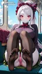 1girls 2026 ai_assisted ai_generated anime feet hi_res high_quality high_resolution highres long_hair overlord_(maruyama) patreon patreon_username red_eyes shalltear_bloodfallen skypassion soles stable_diffusion toes underwear watermark