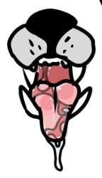 ambiguous_gender anthro bared_teeth bodily_fluids canid canine canis dripping feral fur grey_body grey_fur mammal mawplay mouth_shot neptunedaplatypuss open_mouth saliva saliva_drip saliva_on_tongue saliva_string solo teeth tongue tongue_out wolf