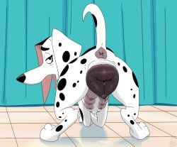 101_dalmatian_street 1animal dalmatian dangerdoberman delilah_(101_dalmatians) feral
