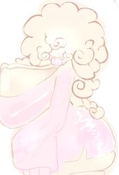 1girls 2026 anthro anthro_female anthro_only breasts breasts_pressed_against_wall breasts_pressed_together female female_only fluffy furry furry_female furry_only oc original_character sheep sheep_girl tagme tagme_(artist) tagme_(character) thighs