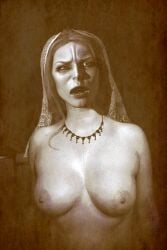2014 big_breast breasts dahlia_gillespie edit female naked naked_female nude nude_female old older_female pussy silent_hill silent_hill_1 topless