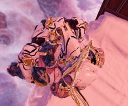 blender_(software) hildryn_(warframe) hildryn_prime intimacy intimate nude nudity rhino_(warframe) sex tagme warframe
