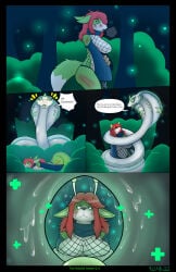 1anthro 1feral 2022 2d 2d_(artwork) 2female 2girls 4_panel_comic anthro anthro_female anthro_prey ayla_(samonta_usagi) big_breasts breasts canid canine canis comic commission dialogue digital_media digital_media_(artwork) duo duo_female emerald_(gem) endosoma english_dialogue english_text fangs female female_anthro female_feral female_fox female_only female_pred female_prey feral feral_female feral_pred fireflies forest fox fox_prey fur furaffinity_link furry furry_female furry_prey gem green_eyes green_fur green_gem green_tongue healing_symbol healing_vore imminent_vore injury jpeg larger_feral night no_nipples non_fatal_vore open_mouth oral_vore original original_character original_characters pred prey reptile safe_vore saliva smaller_anthro snake snake_hood snake_pred snake_tongue soft_vore speech_bubble story_at_source tail text tongue vore white_body