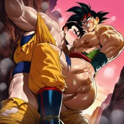 ai_generated ai_generated_image bardock bardock_(dragon_ball_z) big_ass big_ass_(male) bitch_male cumming dragon_ball dragon_ball_super dragon_ball_z gay gay_incest gay_sex grandpa_and_grandson incest male/male male_bitch male_nipple_sucking male_nipples male_only male_slut males males_only masculine_bottom muscular_bottom only_male pussiconagabrie riding riding_penis son_gohan valley