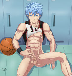 censored kuroko's_basketball kuroko_no_basuke male_only masturbation mlm4anemone muscle muscles tagme tetsuya_kuroko