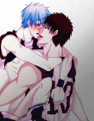 kuroko's_basketball kuroko_no_basuke male_only taiga_kagami tetsuya_kuroko