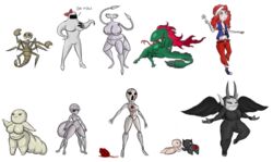 11girls 4_legs 8girls ambiguous_gender angry ass atomic_power_robot bare_arms bare_ass bare_back bare_breasts bare_chest bare_legs bare_shoulders bare_thighs beggar_(the_binding_of_isaac) black_body black_skin blank_background blood breasts chub_(the_binding_of_isaac) closed_mouth clothed clothing color colored demon demon_beggar_(the_binding_of_isaac) demon_girl demon_horns demon_wings dialogue earthbound english english_dialogue english_text eyebrows eyelashes female flower flying green_body green_skin hair heart holding holding_flower holding_object human human_female isaac_(the_binding_of_isaac) kraken krampus_(the_binding_of_isaac) long_hair looking_at_viewer looking_away mask_of_infamy monster monster_girl mother mouth mouth_closed mouth_open multiple_girls naked naked_female new_age_retro_hippie no_bra no_clothes no_panties no_underwear nude nude_female open_mouth open_smile robot robot_girl rule_63 sharp_teeth simple_background skelpion smile smiley_face smiling smiling_at_viewer standing starman teeth text the_binding_of_isaac timoteihiv tongue tongue_out white_background widow widow_(the_binding_of_isaac) wings