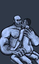 adorable canon_couple cute cuties gay heavy_weapons_guy lymantriidae male male_focus male_only married_couple medic tagme team_fortress_2