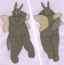 1boy absurd_res alternate_version_at_source antennae antennae_(anatomy) anthro anthro_bug anthro_insect anthro_male anthro_only anthro_solo arm_behind_head arm_hair ass back_hair balls beard bed_sheet bed_sheets bedsheets belly_hair body_hair body_pillow_design brown_body brown_eyes brown_eyes_male brown_fur bug cheek_tuft chubby chubby_anthro chubby_male cock dakimakura dakimakura_(medium) dakimakura_design dick digital_media_(artwork) facial_hair fat fat_male felixmcfurry frown frowning fully_nude fur furry furry_male furry_only furry_solo hair hand_behind_head hands_behind_head hi_res highres insect_wings insects kinky laying_down laying_on_back laying_on_bed laying_on_stomach leg_hair looking_away looking_away_from_viewer lying lying_down lying_on_back lying_on_bed lying_on_stomach male male_anthro male_butt male_furry male_nudity male_only micro_penis micropenis milo_(tropicaland) moth naked naked_male navel no-human no_human no_humans non-human non-human_only nude nude_male nudity on_back on_bed on_belly on_stomach only_furry only_male overweight overweight_male penis png precum precum_on_penis roblox roblox_game shy shy_male small_penis solo solo_anthro solo_furry solo_male tail testicles transparent_wings tropicaland video_games wings