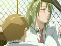 00s 1boy 1girls 2005 academy_uniform_(bible_black) against_fence animal_ears animated anime_screenshot ass bent_over bible_black bible_black_only black_thighhighs blue_eyes blush bouncing_breasts bra bra_lift breast_sucking breasts breasts_out chain-link_fence close-up closed_eyes clothed_sex clothes_lift covered_erect_nipples cum cum_on_body cum_on_upper_body doggy_style dress fake_animal_ears female female_pubic_hair fence grabbing_another's_ass grabbing_another's_breast grabbing_own_breast green_hair groping hairband hentai_series huge_ass implied_sex implied_vaginal ito_mika large_breasts leg_hold leg_up legs_apart licking licking_breast licking_lips licking_nipple long_hair necktie nipple_stimulation nipples open_clothes open_mouth open_shirt outdoors panties panties_around_ankles panties_around_leg panty_pull penetration_focus penis presenting presenting_ass presenting_pussy pubic_hair public_indecency pussy pussy_grip pussy_juice rabbit_ears red_dress rooftop school school_roof school_rooftop school_uniform serafuku sex sex_from_behind skirt sound spread_legs straight sunset tagme thigh_grab thighhighs tongue tongue_out uncensored underwear undressing vaginal_penetration veins veiny_penis video zettai_ryouiki