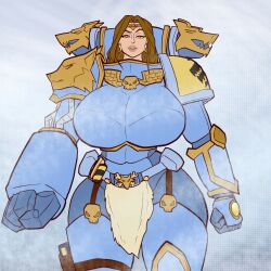 space marine from warhammer (franchise) by jon freeman