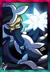 anthro black_body bodily_fluids border clitoris eyeless female generation_7_pokemon genital_fluids genitals hi_res lying markings motion_lines nebula nintendo on_side one_leg_up penetration plug_insertion pokemon pokemon_(species) presenting presenting_vulva raised_leg sex_toy sex_toy_in_vagina sex_toy_insertion signature solo space spikes spikes_(anatomy) spread_legs spreading sugarsnare text ultra_beast url vaginal_fluids vaginal_fluids_on_leg vaginal_fluids_on_pussy vaginal_penetration vibrator vibrator_in_vagina vulva watermark white_markings xurkitree yellow_clitoris yellow_hands yellow_vulva