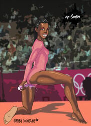 athlete celebrity color dark-skinned_female dark_skin female gabby_douglas london_2012_olympics olympics samson_00 vibrator