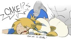 adventure_time cake_the_cat fionna_and_cake fionna_the_human_girl fucked_from_behind real_saming