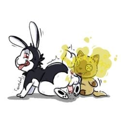 anus ass balls booty brap braps bunnicula bunnicula_(character) bunnicula_(series) bunny chester cum donut fart farting farts feline fur furry gas gassy male musk musky nsfw nude rabbit stink stinky vampire voodoo