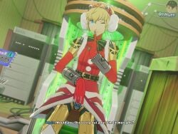 aigis (persona) from christmas by ohnutt