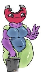 1girls anthro anthrofied big_breasts breasts electronic_arts female flora_fauna magnet-shroom_(pvz) plant plants_vs._zombies plants_vs_zombies popcap_games the_nean thenean