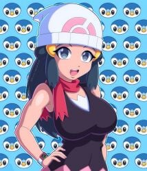 dawn (pokemon) from nintendo by rockmangrave