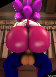 3d 3d_(artwork) anthro ass big_ass big_breasts big_butt big_penis blue_body breasts brother_and_sister bubble_ass bubble_butt duo female genitals hair hi_res incest legwear love magenta_fur male male/female penis pink_hair sega sex sibling_incest siblings_with_benefits sonia_the_hedgehog sonic_(series) sonic_the_hedgehog sonic_the_hedgehog_(series) sonic_underground theashsfm vein veiny_penis