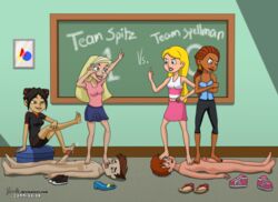 alden_jones barefoot braceface braces chloe_flan competition crossover feet footjob footwear harvey_dwight_kinkle maria_wong sabrina:_the_animated_series sabrina_spellman sabrina_the_teenage_witch sharon_spitz vestrille