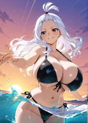 1girls ai_generated alternate_ass_size alternate_body_type alternate_breast_size alternative_bust_size beach beautiful beauty below_view bikini breasts breasts_bigger_than_head brown_eyes cleavage clothed clothing droplets elisabeth_cheria fairy_tail fairy_tail_100_years_quest female female_focus female_only from_below gigantic_breasts high_quality highres huge_breasts hyper hyper_breasts large_breasts long_hair massive_ass massive_breasts massive_thighs massive_tits mirajane_strauss mommy mommy_milker mommy_milkers open_clothes open_eyes patreon patreon_username sand sea seaside sexy_body solo solo_female solo_focus stretched_clothing sunlight sunset tight_clothing tropical voluptuous water water_drop white_hair