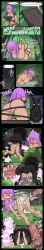 ahe_gao anal anal_sex anus arms_behind_back arms_spread arms_tied beastiality black_horse blue_eyes bondage breasts breeding comic comic_panel commission commissioner_upload cum_covered cum_in_ass cum_in_pussy cum_inside cum_on_body cum_on_butt cum_puddle dialogue doggy_style excessive_cum face_down_ass_up falling fantasy female female_penetrated forest full_body horse horse_penis horsecock large_breasts legs_apart legs_spread legs_tied male mating_press moaning naked nipples npc5554 original original_character penis purple_hair pussy rough_sex sex_from_behind stump sweat sweating tagme tagme_(character) the_huntress tied_up tongue_out vine_bondage vines womb_penetration