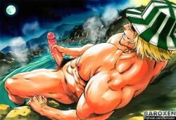 1boy 1human 1male 1man ai_generated armpit_hair balls ballsack baroxen big_balls big_cock big_dick big_penis big_testicles bleach bleach:_the_thousand-year_blood_war blonde-haired_male blonde_hair blue_eyes boner cock deltoids dick erect_penis erection fat_balls fat_cock fat_penis focus_on_penis gay huge_balls huge_cock huge_testicles human human_focus human_male human_only kisuke_urahara large_balls large_cock large_dick large_penis large_testicles male male_chest male_focus male_nipples male_only male_pubic_hair masturbation muscles pectorals penis scrotum solo sweat sweating sweaty sweaty_body testicles trapezius urahara_kisuke vein veins veins_on_dick veiny veiny_cock veiny_muscles veiny_penis yaoi
