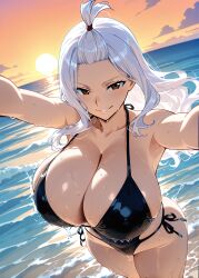 1girls ai_generated alternate_ass_size alternate_body_type alternate_breast_size alternative_bust_size beach beautiful beauty below_view bikini breasts breasts_bigger_than_head brown_eyes cleavage clothed clothing droplets elisabeth_cheria fairy_tail fairy_tail_100_years_quest female female_focus female_only from_below gigantic_breasts high_quality highres huge_breasts hyper hyper_breasts large_breasts long_hair massive_ass massive_breasts massive_thighs massive_tits mirajane_strauss mommy mommy_milker mommy_milkers open_clothes open_eyes patreon patreon_username sand sea seaside sexy_body solo solo_female solo_focus stretched_clothing sunlight sunset tight_clothing tropical voluptuous water water_drop white_hair