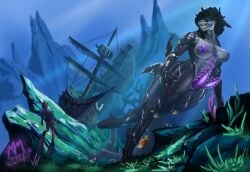 2_penises animal_genitalia animal_penis anthozoan anthro aquatic areola balls big_breasts big_penis boat bodily_fluids breasts butt canid canine claws clothing cnidarian coral coral_reef deity demon diving_mask duo erection extreme_size_difference fangs feet female fin fish genital_fluids genitals gil_raizer gynomorph hair hemipenes hi_res horn huge_breasts intersex looking_at_viewer mackerel_shark mammal mask megalodon morgan_morningstar morgan_morningstar_(character) multi_genitalia multi_penis muscular nipples nude penile penis prehistoric_species scar scars_all_over scuba scuba_gear sea seabed seaside shark ship size_difference smile solo swimming swimwear tail teeth thick_thighs underwater vehicle vulva water watercraft white_shark