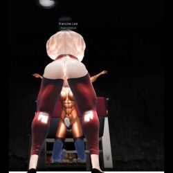 bent_over black_futa blowjob bob_cut bob_hair bob_haircut brown_skinned_futa butt_fucked butt_fucking buttfuck buttfucking cock_hammer cock_nursing cum_in_mouth dick_milk dick_milking erection face_fuck face_fucking face_rape futa_on_futa futanari gagging gagging_on_penis mouth_fuck mouth_fucking mouth_rape muscular_futa rough_oral rough_sex second_life she_cock she_rod tagme video