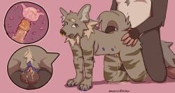 american_opossum andromorph anthro bodily_fluids doggy_style duo forced from_behind_position genital_fluids genitals hyena internal intersex intersex/male male male/male mammal marsupial mastectomy_scar mossillusion multi_nipple nipples peeing peeing_inside peeing_on_self peeing_while_penetrated penetration penile penile_penetration penis penis_in_vagina pubes questionable_consent scar sex stripes trans_(lore) trans_man_(lore) urine urine_in_vagina urine_on_self vaginal_penetration watersports