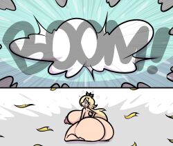 big_ass big_breasts breasts bubble_butt cleavage female huge_ass huge_breasts hyper hyper_ass hyper_butt mario_(series) nipples popping princess_rosalina puffster3 thick_thighs wide_hips