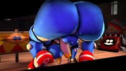 femboy huge_ass huge_cock metal_sonic presenting_hindquarters sega solfading_(artist) sonic_(series) sonic_the_hedgehog_(series)