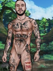 cuntboy cuntboy_only gay_pornstar muscular_male real_person tattoos