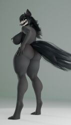 1girls 3d 3d_(artwork) anthro ass big_ass big_breasts breasts female female_only furry large_ass large_breasts looking_at_viewer looking_back naked naked_female nipples nude nude_female open_mouth scp scp-1471 scp-1471-a scp-1471-a_(scrag) scp_foundation solo solo_female tagme thick_thighs wolf wolf_girl
