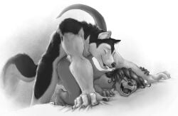 2018 4_toes 5_fingers ambiguous_penetration anthro anthro_on_anthro anthro_penetrated anthro_penetrating anthro_penetrating_anthro ass ass_up canid canine canis domestic_dog duo fangs feet female female_penetrated fingers fur hair hindpaw humanoid_hands husky interspecies kylie_bevy larger_male male male/female male_penetrating male_penetrating_female mammal max_saber mustelid nordic_sled_dog nude nude_anthro nude_female nude_male otter paws penetration sex size_difference slate smaller_female smaller_penetrated spitz teeth toes tongue windfall_(book)