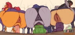 3girls ahe_gao alien anus anus_focus ass ass_focus asshole big_anus big_ass blackfire dc_comics detailed_anus dildo dildo_in_pussy dripping emo fat_ass female female_only fucked_silly goth goth_girl green_dildo horsecock_dildo huge_ass large_ass moaning mouth mouth_open non-human open_mouth purple_dildo raven_(dc) rolling_eyes sadflowerhappy spread_anus squatting starfire sweat tamaranean teen_titans tongue tongue_out triangular_anus vein watermark worm's-eye_view wrinkly_anus