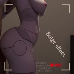 1boys 1girls ass ass big_ass big_breasts big_butt breasts bulge jun_(mdrg) my_dystopian_robot_girlfriend sex tagme video