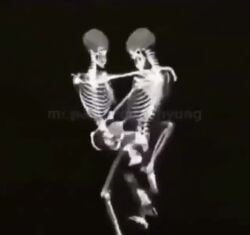 1boys 1girls animated female implied_penetration male realistic sex skeleton spooky tagme video x-ray