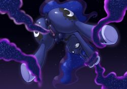blue_body blue_hair breasts confusion donut_anus female female_only furry hair magic mammal misstake170 my_little_pony night pink_pussy pony princess_luna_(mlp) restrained_by_tentacles shy spreading tail tantabus tentacle vagina