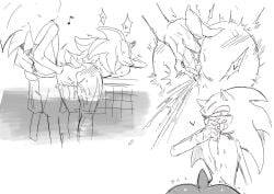 1boy 1girls anal_sex ass_blush bent_over breast_squish ear_blush eulipotyphlan female female_orgasm fingering genderswap_(mtf) junisnowhere licking_fingers licking_own_lips male musical_note public_sex rule_63 shade_the_hedgehog sketch sonic_(series) sonic_the_hedgehog sonic_the_hedgehog_(series) squirting swimming_pool swimwear wiping_face